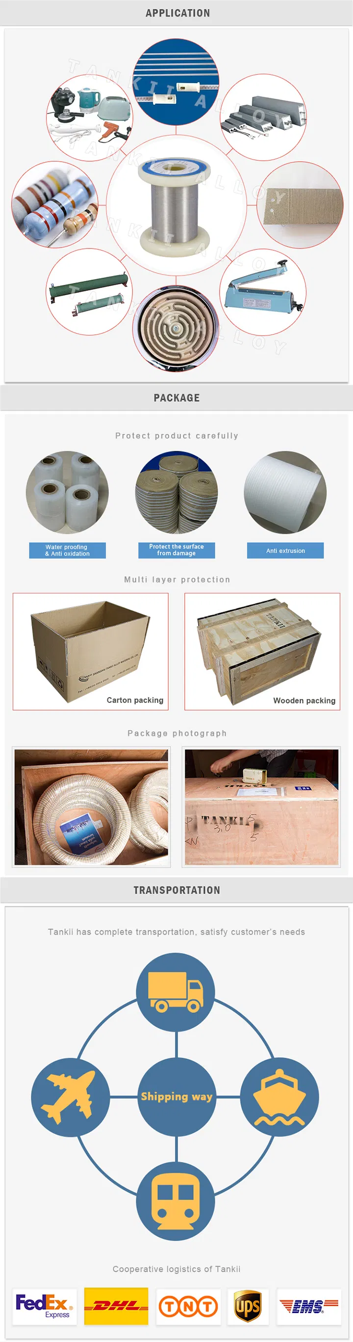 สาย NiCr6015 ทนต่ออุณหภูมิสูงสําหรับเครื่องแห้งมือ 2