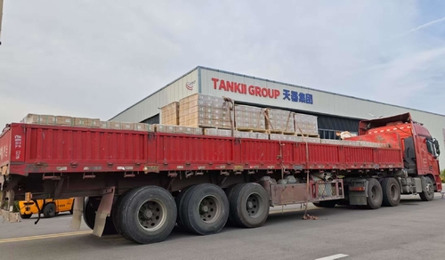 Latest company news about Tankii เพิ่มความร่วมมือกับตลาดยุโรป โดยได้รับการยกย่องสําหรับการจัดส่งสายสลัดความทนทาน 30 ตัน