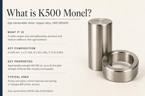 Latest company news about What is K500 Monel?